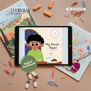 My First Fast (for Boys) | Ramadan Story For Kids | Storybook for kids | Children’s Digital Story Book | PDF/printable ebook download |