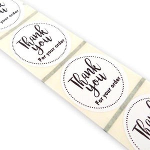 100 x 45 mm Bedankt voor je bestelling zakelijke etiketten poststickers