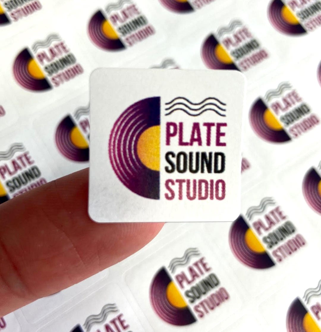 Square 25mm Stickers, A4 Sheets, Personalized Stickers, Matte Finish ...