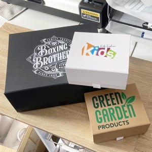 Premium Magnetic Gift Boxes - Custom Full Colour Logo or Photo Printing for Businesses, Weddings, Memorials - Personalized Branding