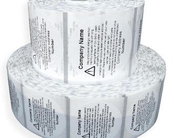 Adesivi Rotondi 3.8 Cm 500 Etichette Sicurezza Candele - Adesivi Rotondi 3,8 Cm Per Barattoli