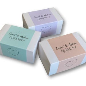Custom cake boxes colour choice party wedding birthday christening personalised favour