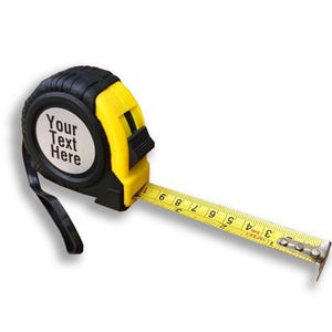 Personalised 5m tape measure ruler for him fathers day gift for him Any text printed