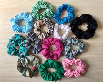 Handmade Cotton Fabric Scrunchie, Hair Band