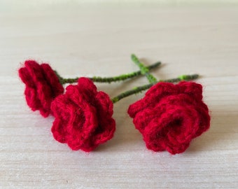 Handmade Crochet Rose