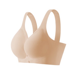 Mastectomy Bra Snap Front Beige