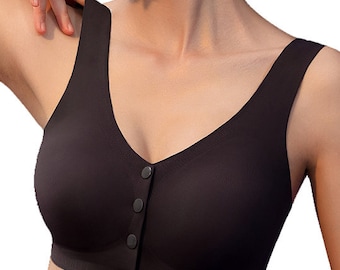 Soutien-gorge pour mastectomie avec bouton-pression