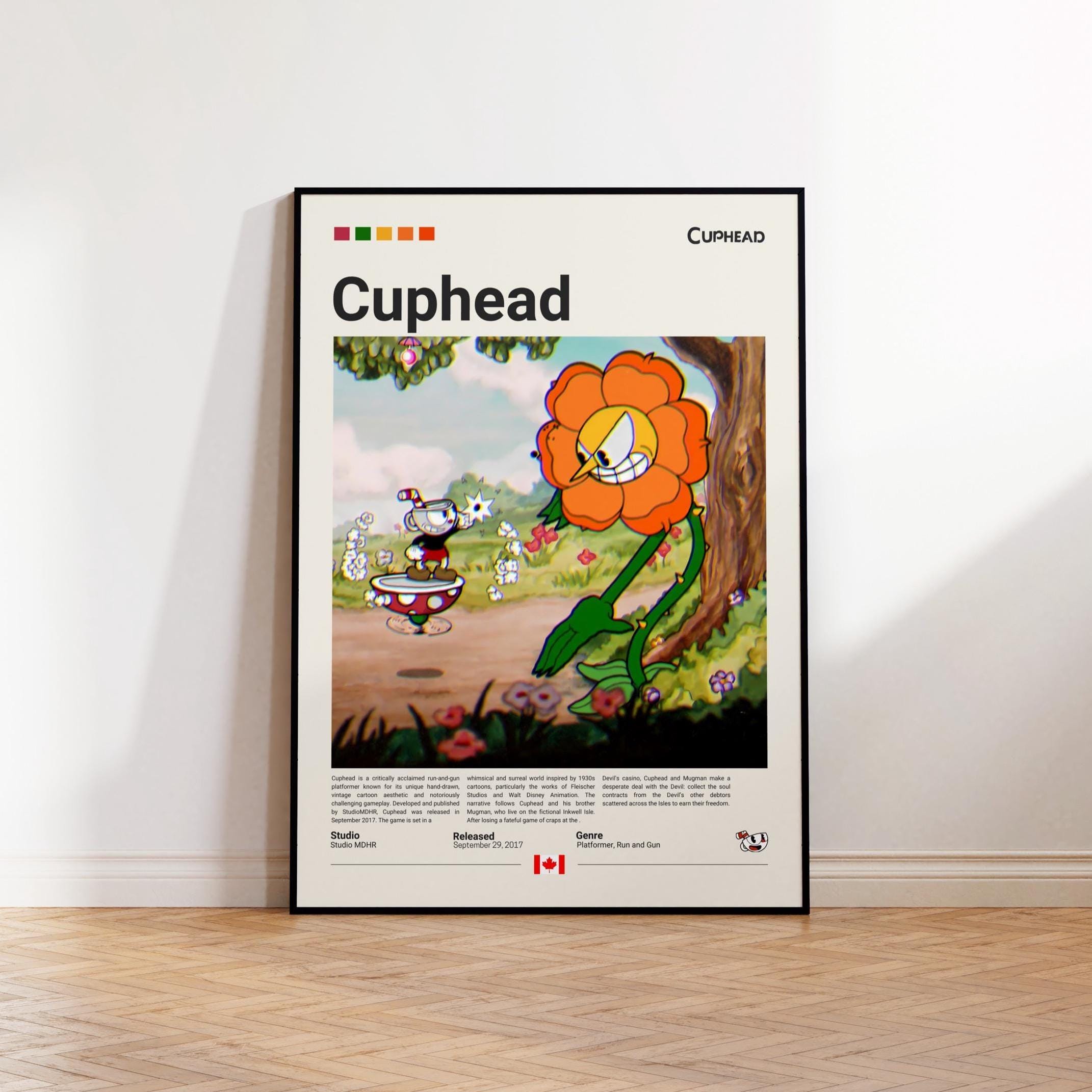 CUPHEAD カップヘッド ポスター B2 広告 販促品 非売品 ポスター