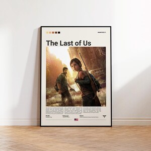 Poster di The Last of Us, poster per sala giochi, regalo per fan di The Last of Us, poster con stampa da gioco, regalo per giocatori, poster di videogiochi, decorazione da parete per giochi