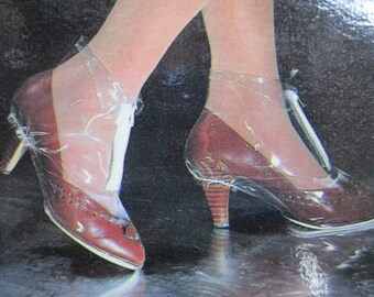 high heel galoshes