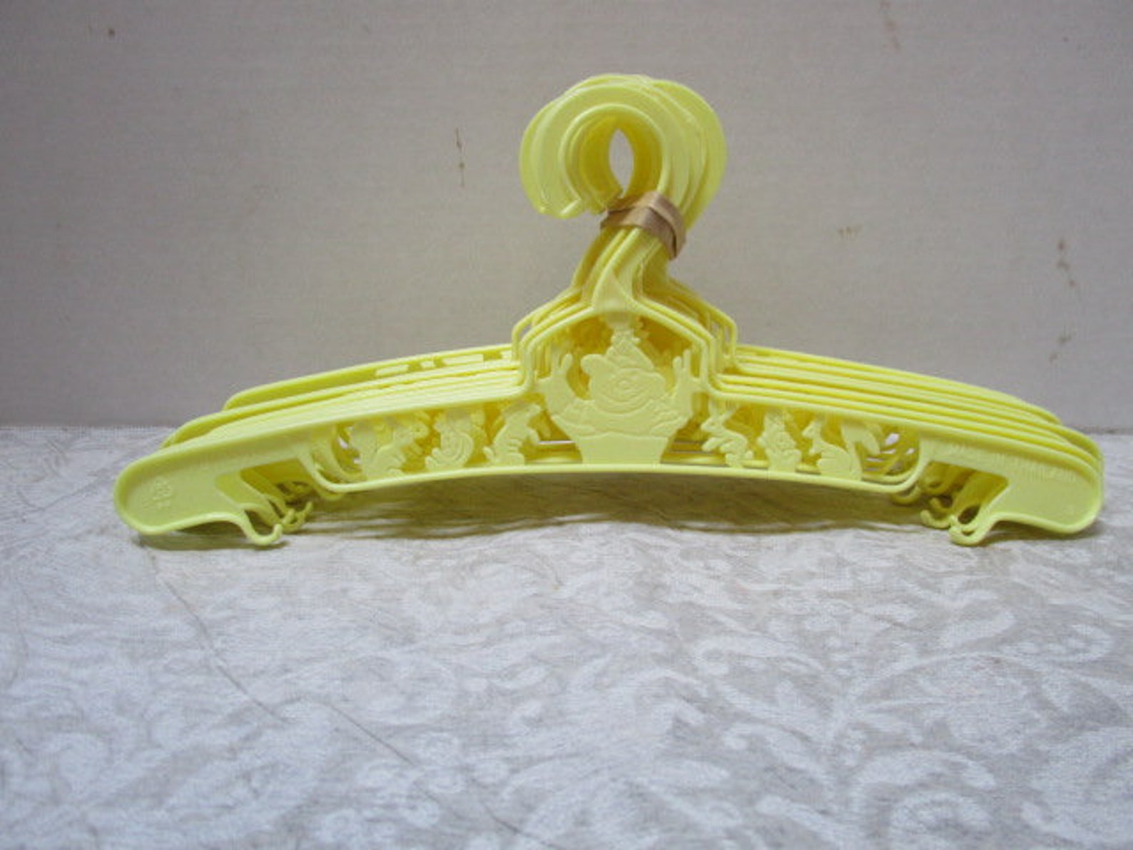 7 Vintage Plastic Hangers Nursery Accessory Clown Woodland Etsy