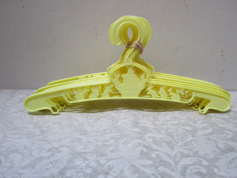7 Vintage Plastic Hangers Nursery Accessory Clown Woodland Etsy
