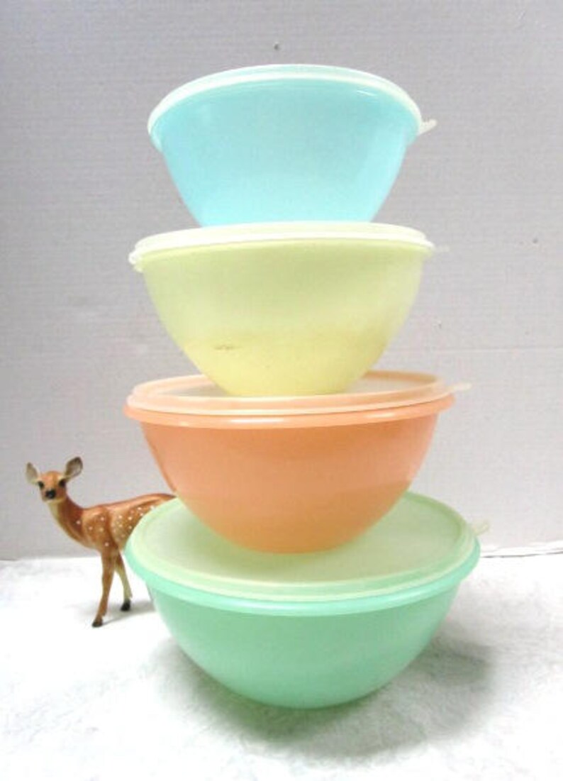 Vintage Tupperware Pastel Yellow Sugar Bowl w/ Lid Durable Etsy