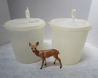 ONE Vintage Tupperware Canister: XL 20-Cup Discontinued Millionaire Sheer Container
