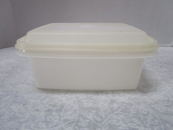 Vintage Tupperware Opaque Rectangular Big Freeze Containers your