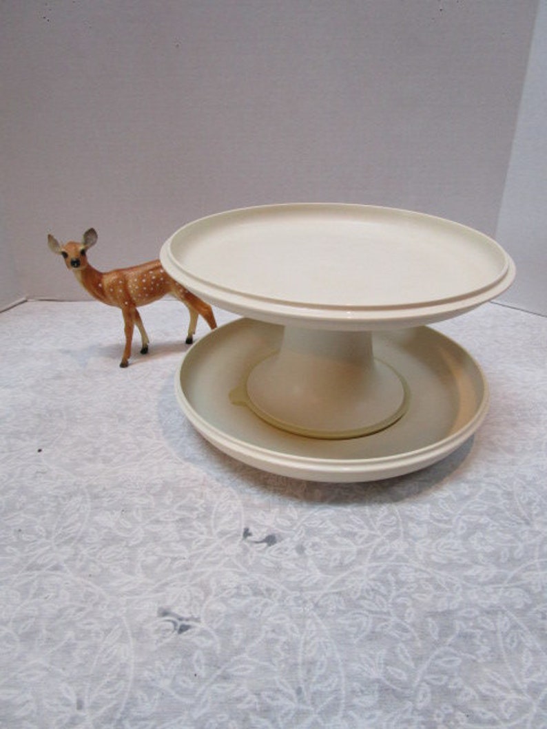 Vintage Tupperware SERVE IT ALL 4 Pc Set Almond Etsy