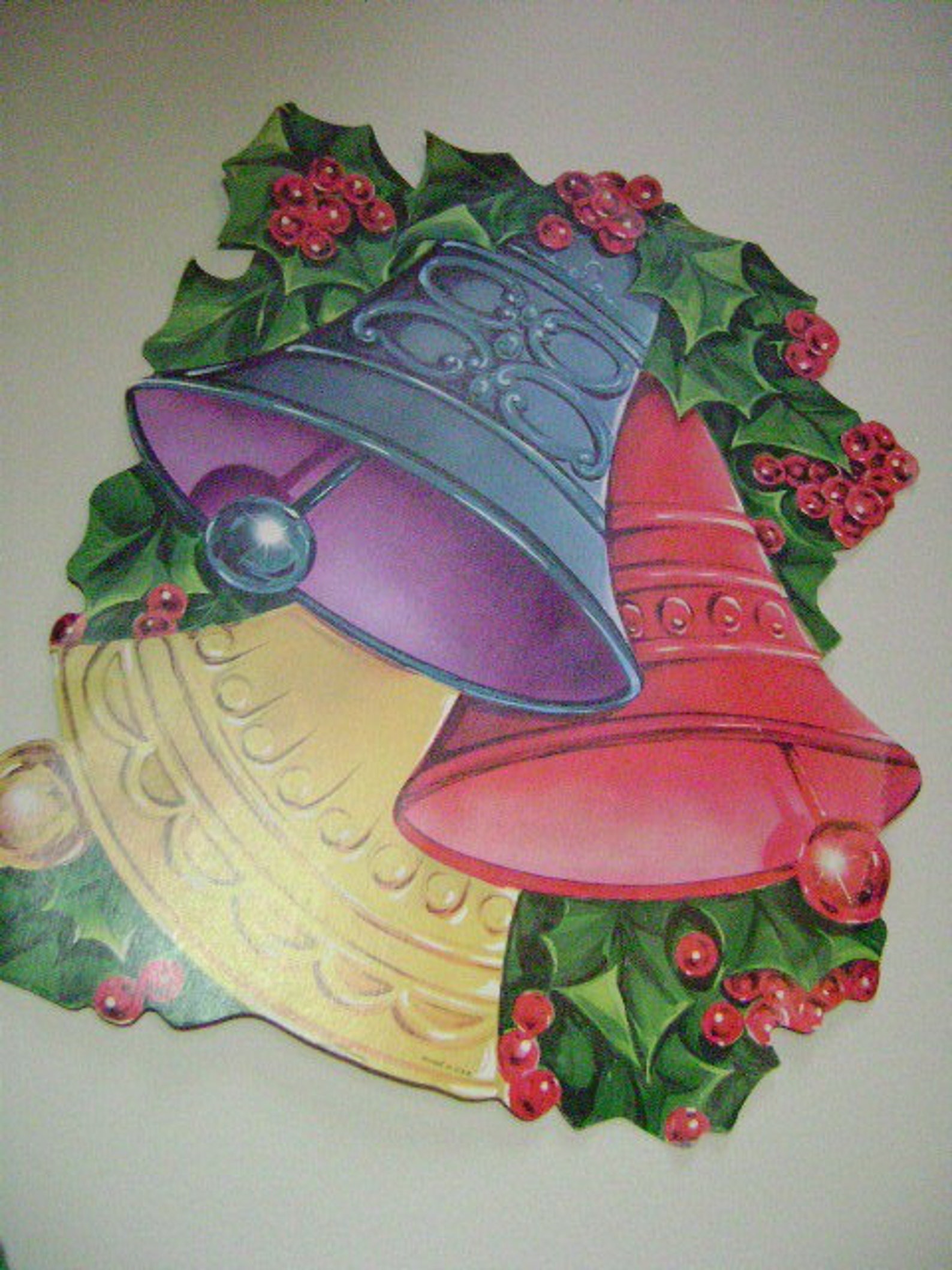 Vintage Die Cut Christmas Decorations 