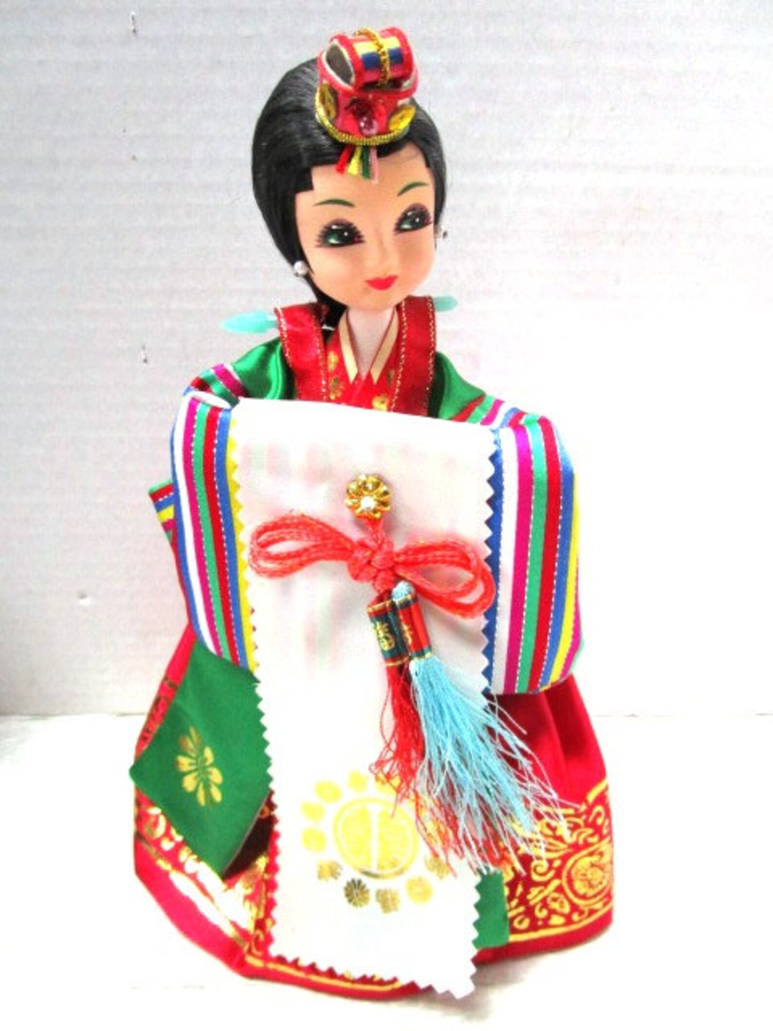 CHOICE Vintage Pose Doll Asian Korea Ethnic Folk Art Formal Etsy
