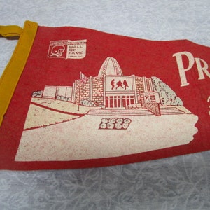 CHOICE Vintage Pennant Ohio Cedar Point OR Football Hall of Fame, Flag Souvenir, Family Vacation Tourist Trip, Felt, Upcycle Craft Supply image 9