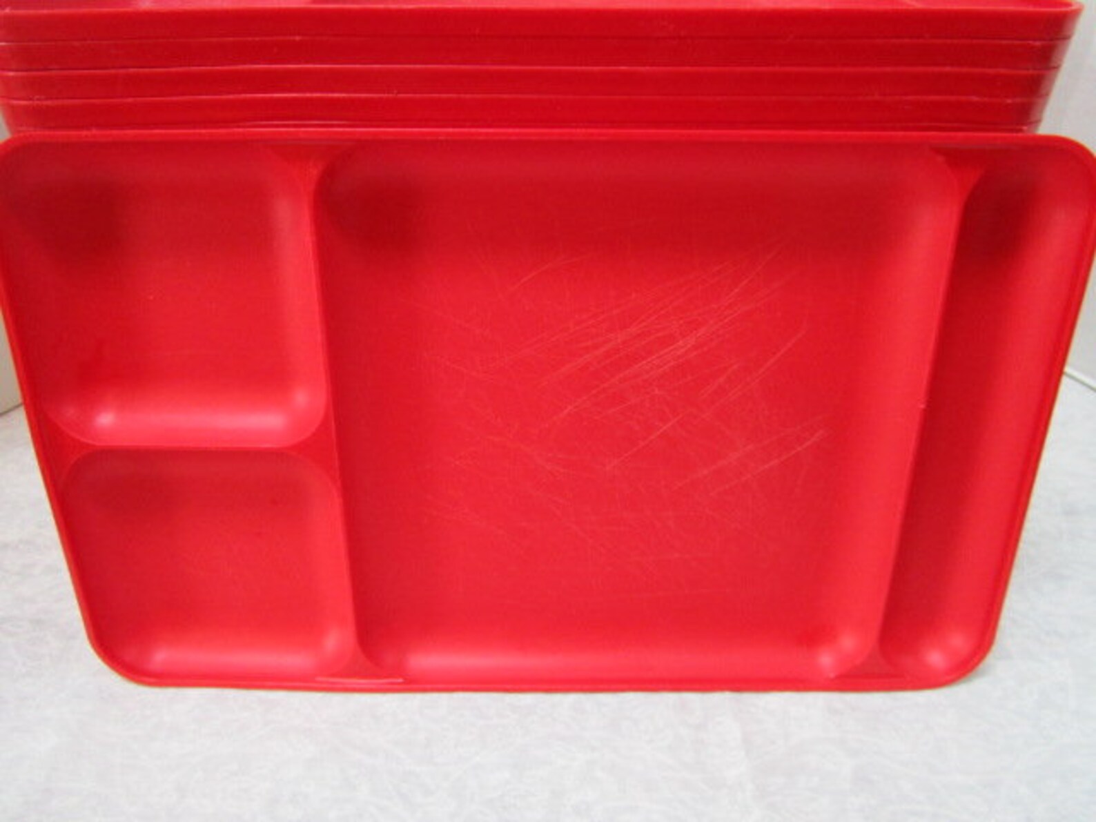 4 Vintage Tupperware Divided Tray Plates YOUR CHOICE Retro Etsy