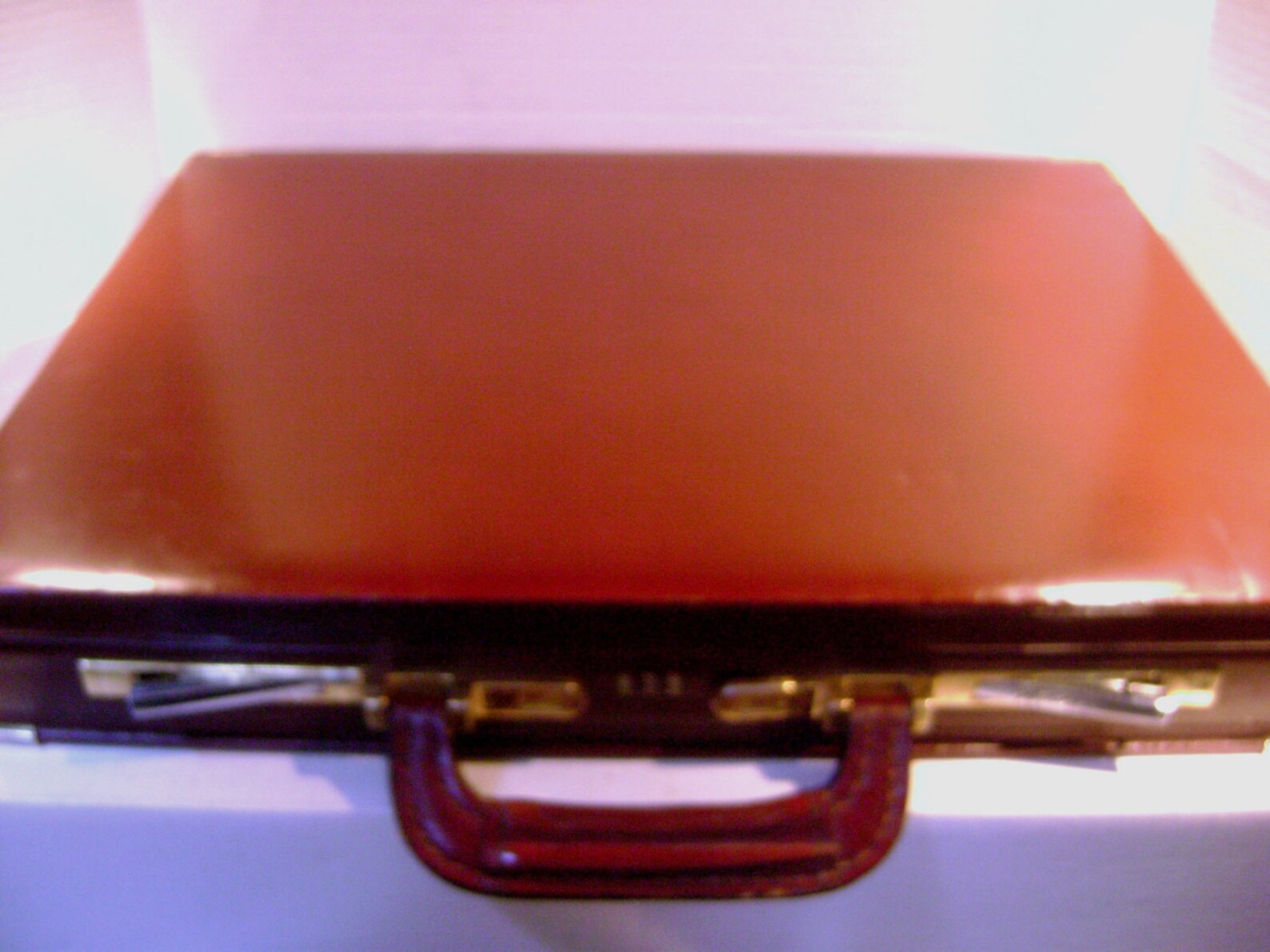 Vintage Briefcase Leather Attache Case Ventura Hard Sided Etsy