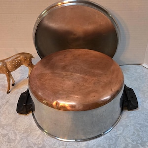 Vintage Revere Ware Copper Bottom Pots - Etsy