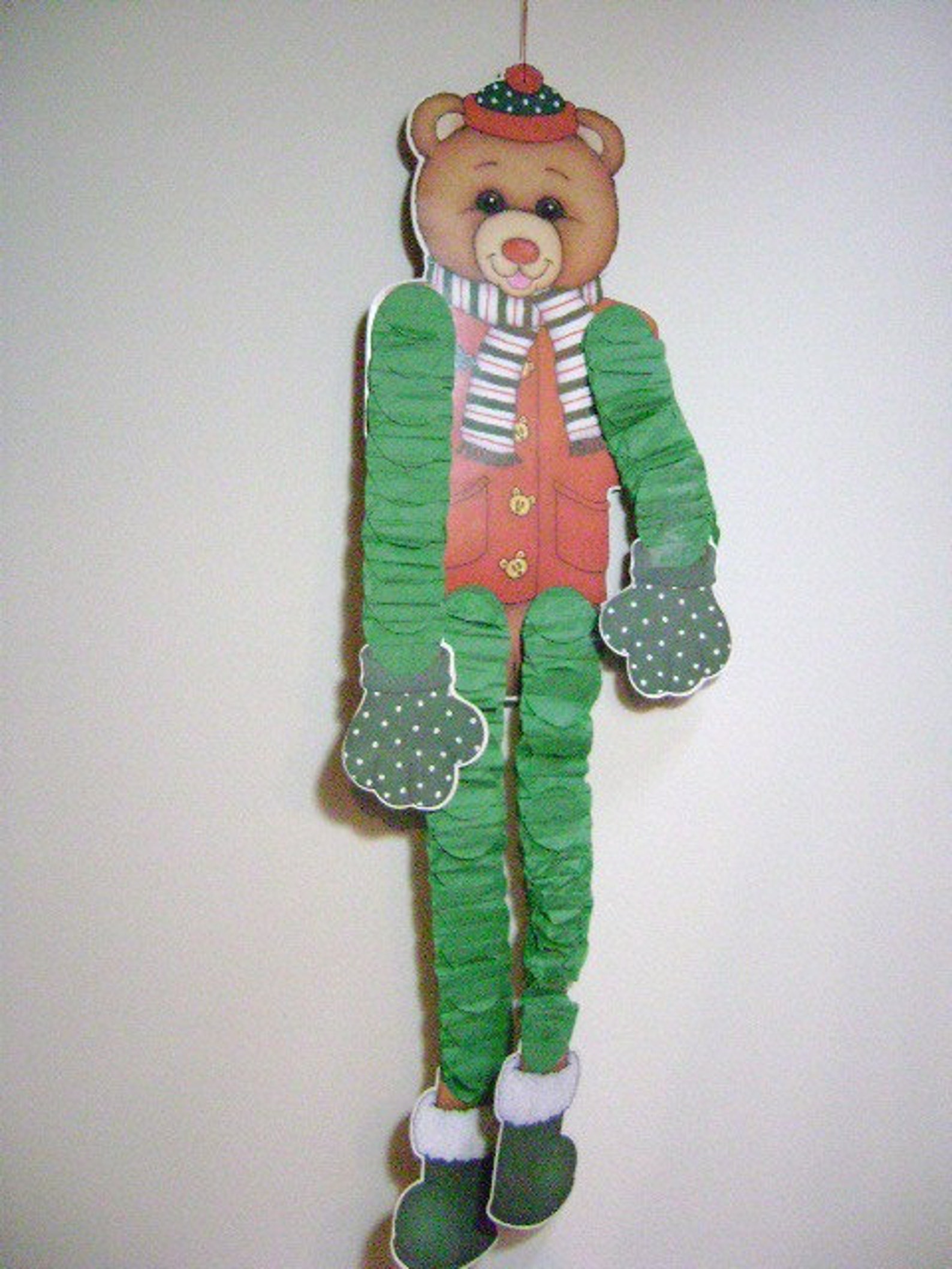 Vintage Die Cut Christmas Decorations Lot of Three Two Etsy