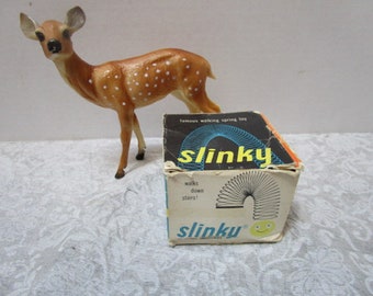 Vintage Slinky in Original Box by James Industries Bellwood PA, NOS, Rare Collectible Toy, Famous Walking Spring Toy, No Batteries Required