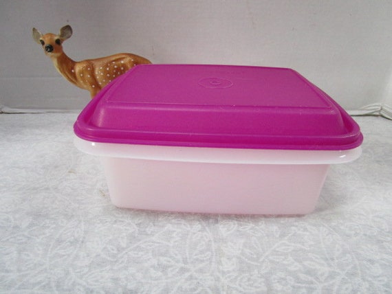 Tupperware Ice Cream Keeper, 484 486, Vintage Rectangular