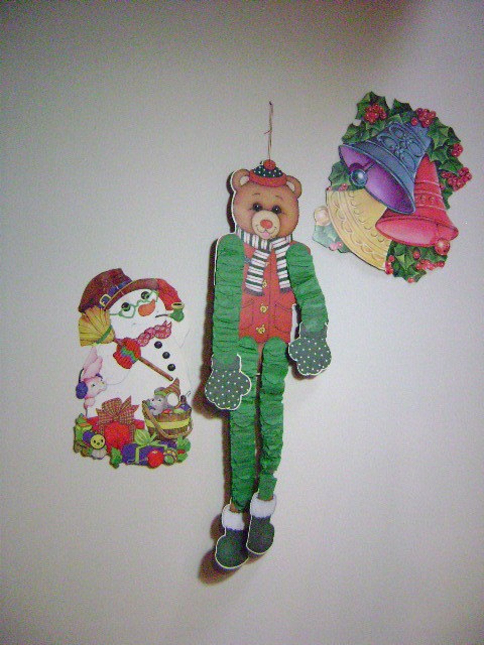 Vintage Die Cut Christmas Decorations 