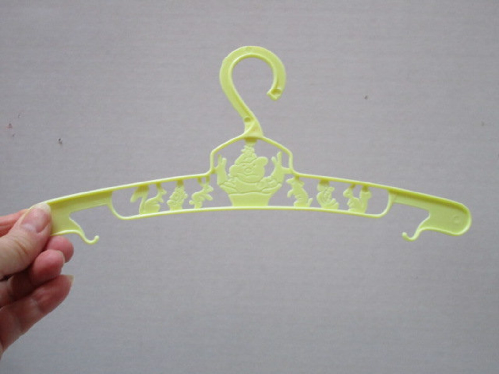 7 Vintage Plastic Hangers Nursery Accessory Clown Woodland Etsy