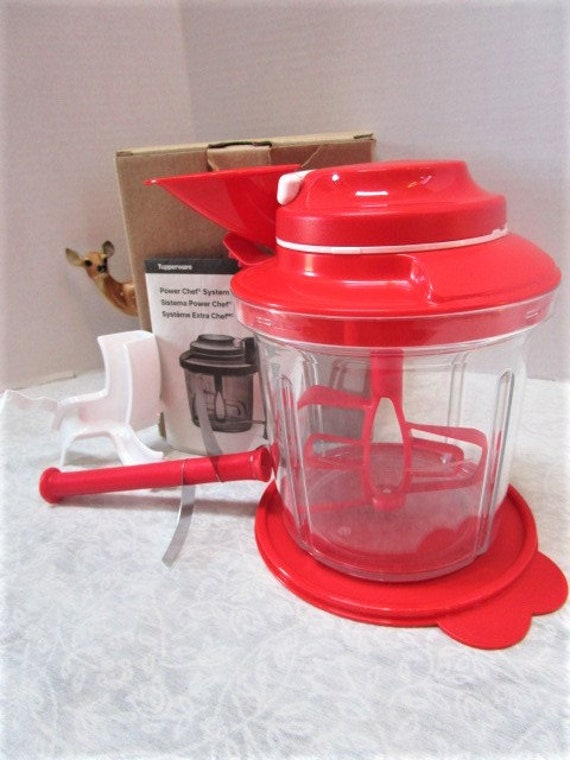 UNUSED Vintage Tupperware Whip N Mix Chef System W/ Pull Cord