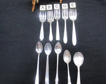 CHOICE ONE Vintage Stainless Child's Flatware: Oneida & Rogers Silverware, Completer Pieces