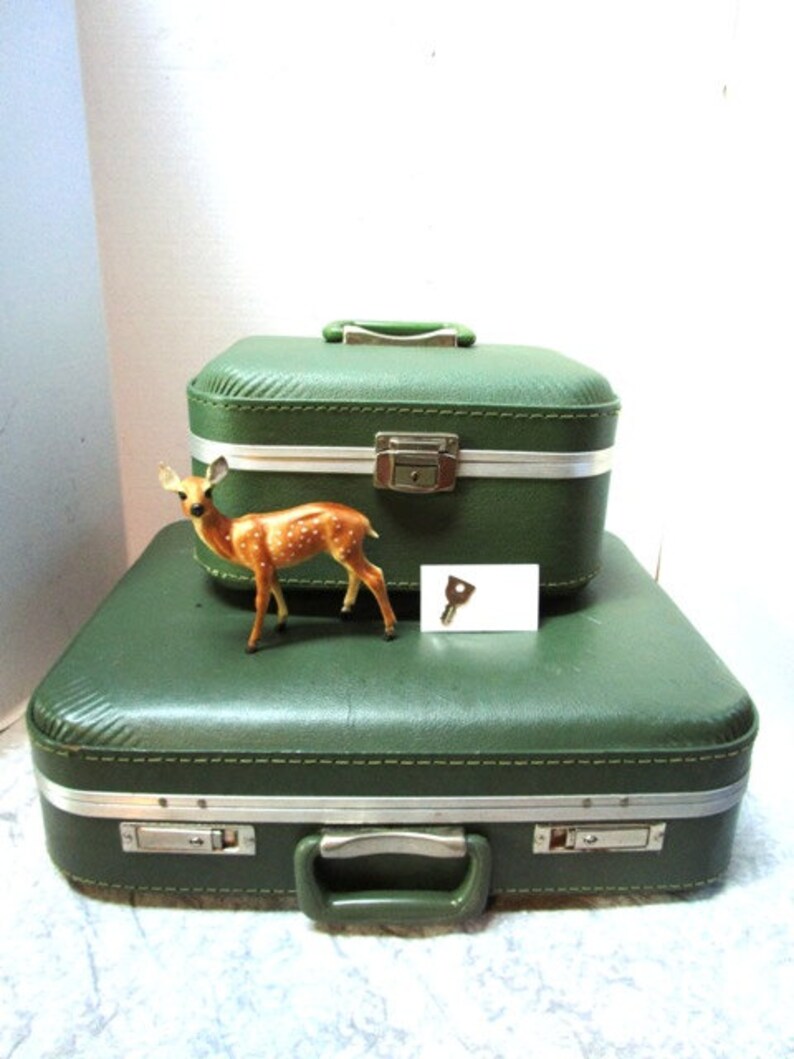 suitcase train set