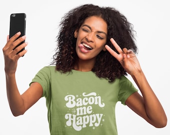 T-shirt Bacon Lover: grappig T-shirt voor fijnproevers