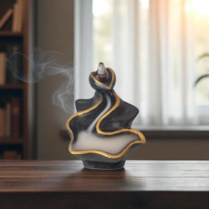 Backflow Waterfall Incense Burner – Smoke Fountain for Relaxation & Home Decor