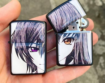 Feuerzeuge C.C & L.L - Anime Paar Benutzerdefinierte Feuerzeug - Passende Feuerzeuge im Manga Stil