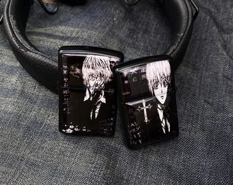 Accendino Kurapxka ispirato agli anime/Design a doppia faccia/Regalo personalizzato