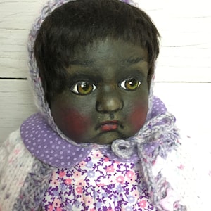 Little Lark #5 Original Cloth over Sculpture Painted Doll