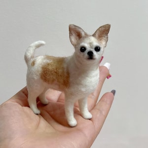 Custom Dog Sculpture | Custom Felt Pets | Wool Felting Animals | Dog Memorial Gifts | Pet Replica | Pet Memorial Gifts |  Custom plush