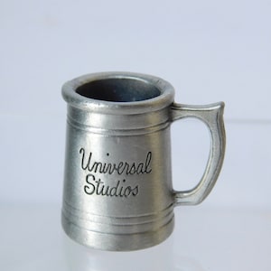 Miniature Fort Pewter Tankard Universal Studios Souvenir