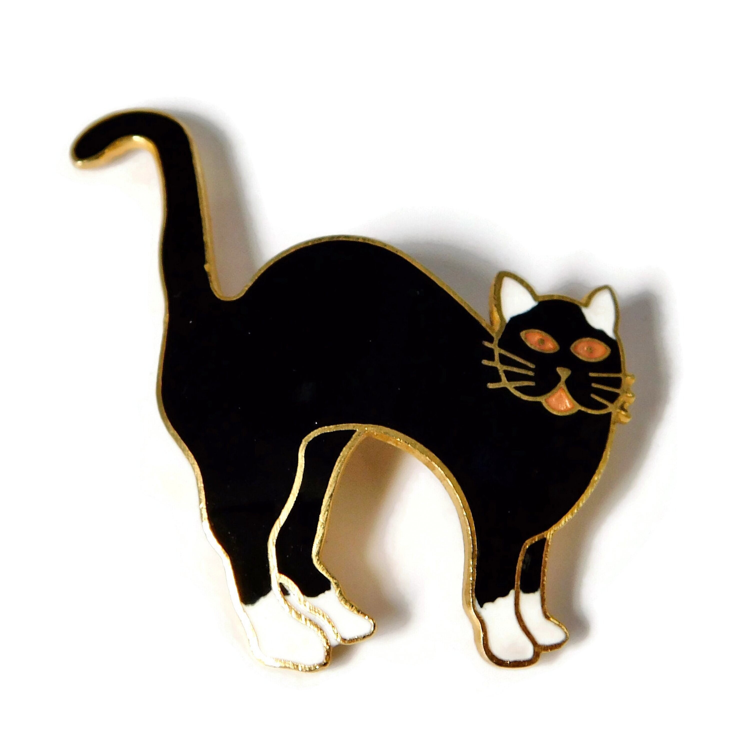 Winter Kitty Straw Topper (Gold Tone)