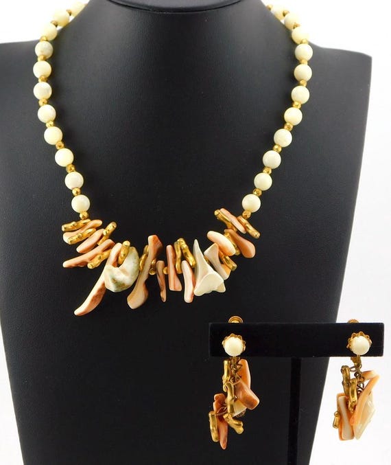 MIRIAM HASKELL Statement Shell and Mother Of Pear… - image 14