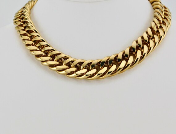 Erwin Pearl Gold tone Chunky Chain Necklace. Eleg… - image 8