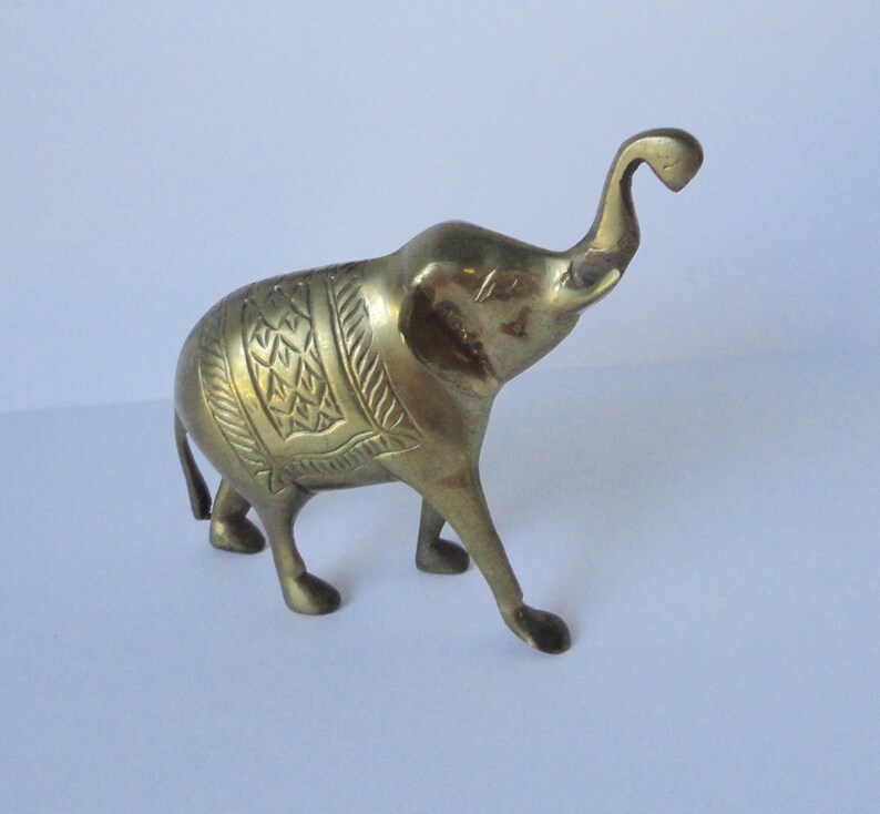 Brass ELEPHANT Figurine. Etsy