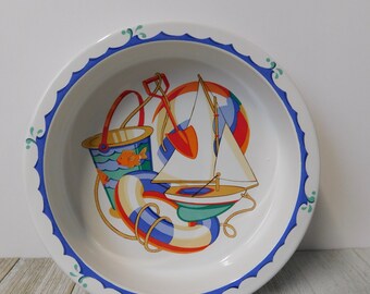 TIFFANY & Co. Tiffany Shore Bowl, Plate and Mug Child Set. - Etsy