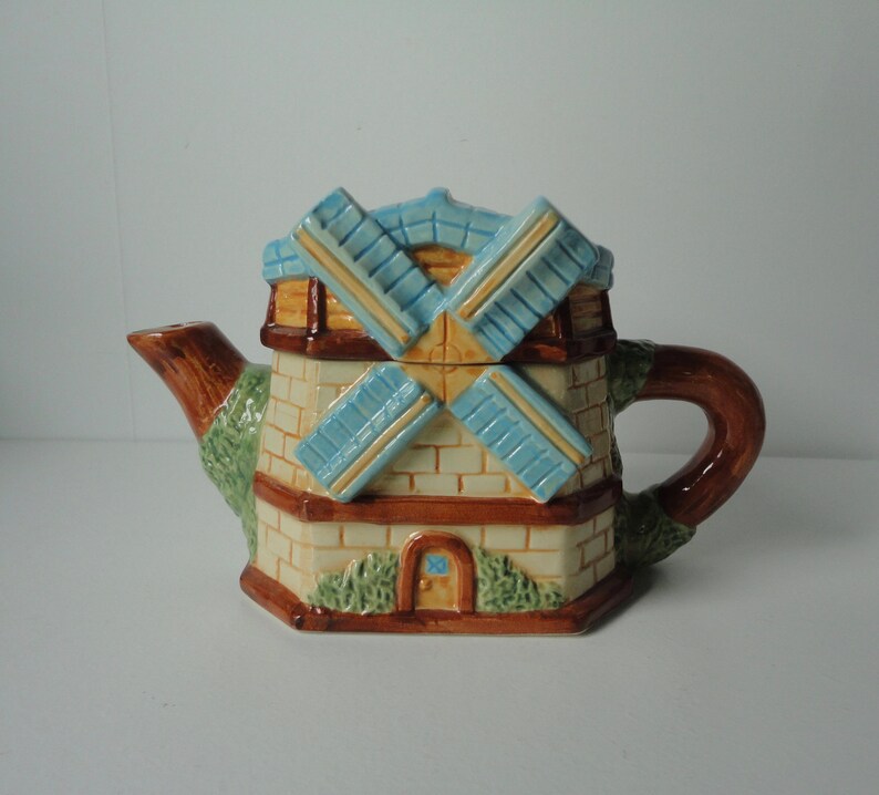 1983 House of KATAYAMA Ceramic Windmill Teapot. Etsy