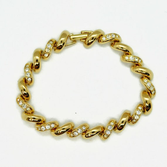 Joan Rivers Gold-tone with  Sparkling Rhinestones 