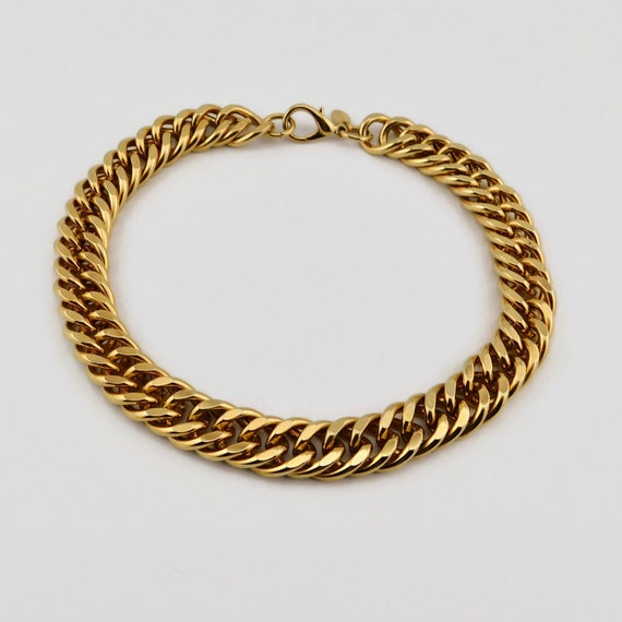 Erwin Pearl Gold tone Chunky Chain Necklace. Eleg… - image 7