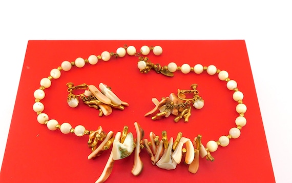 MIRIAM HASKELL Statement Shell and Mother Of Pear… - image 17